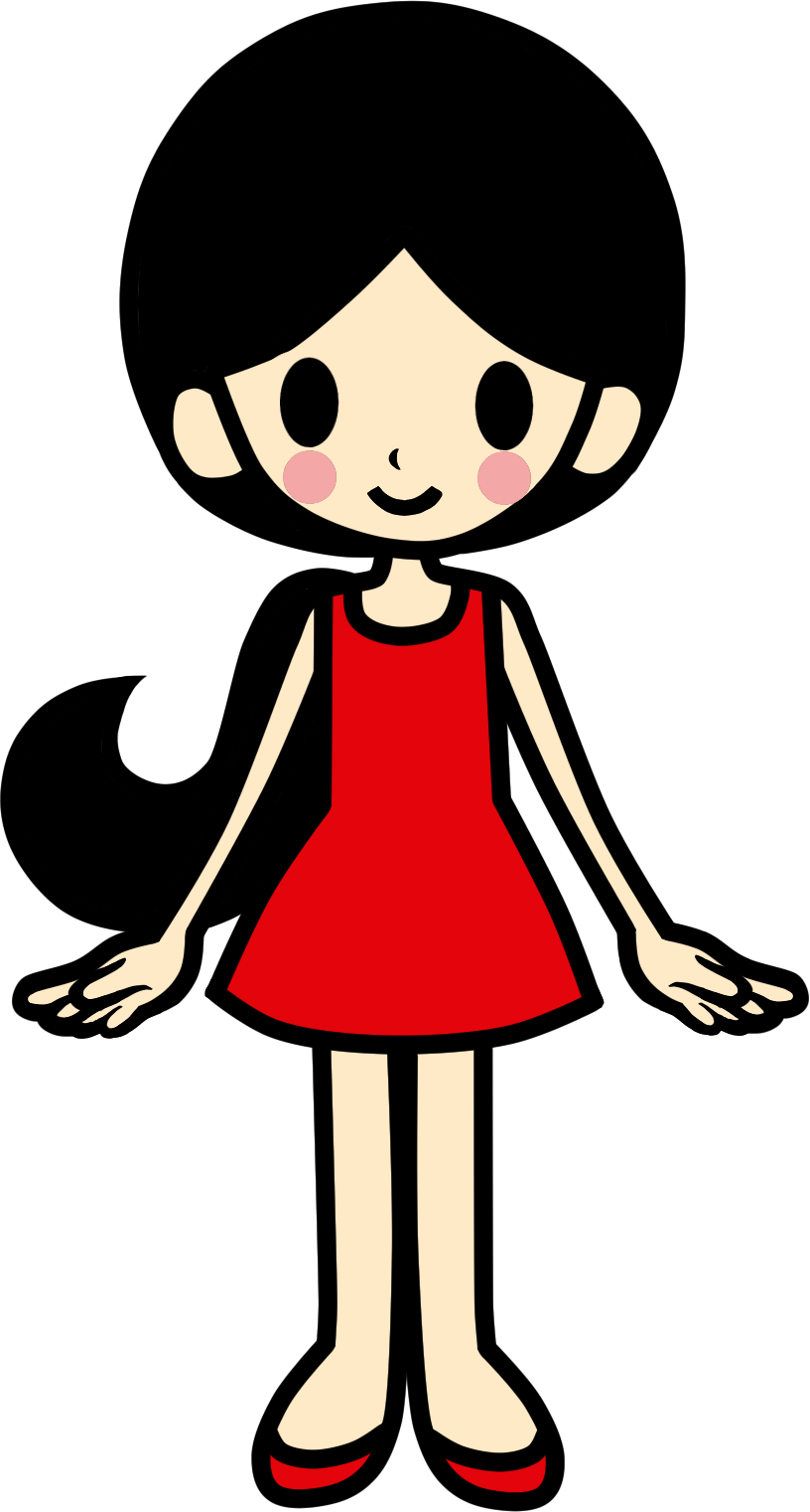Chibi Tap Trial Girl - Rhythm Heaven Rhythm Girl (816x1521)