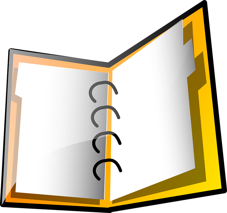 Office Books Cliparts 11, Buy Clip Art - Binder Clip Art (770x720)