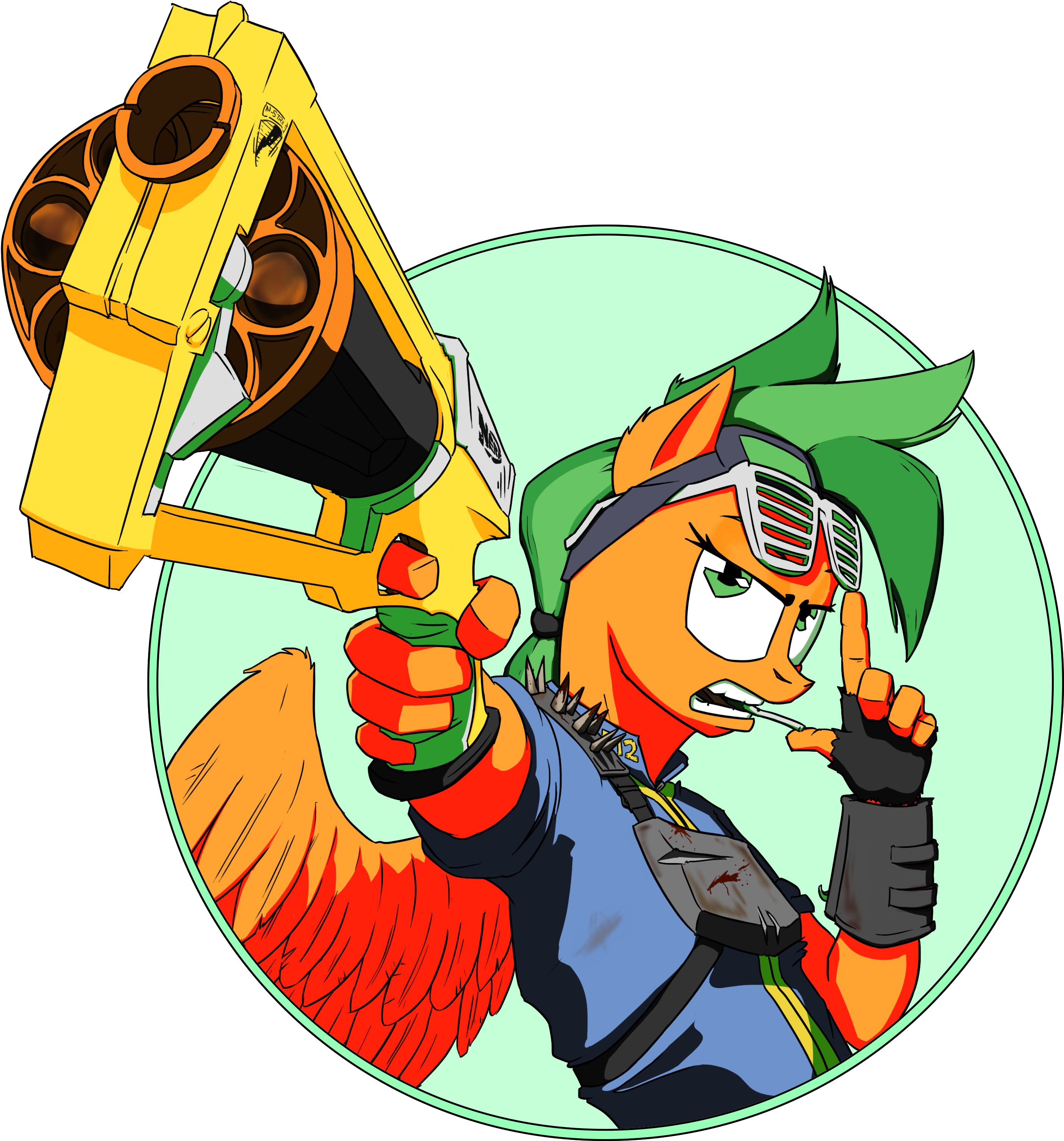 It S Nerf Nothing By Captainhoers On Deviantart - Fallout Equestria Duck And Cover (3100x3100)