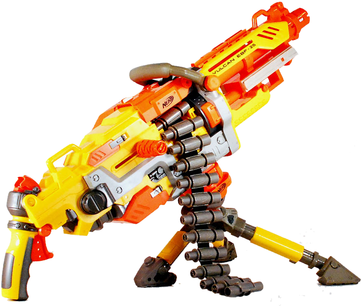 Nerf Guns Clipart - Nerf Vulcan Ebf 25 (733x623)