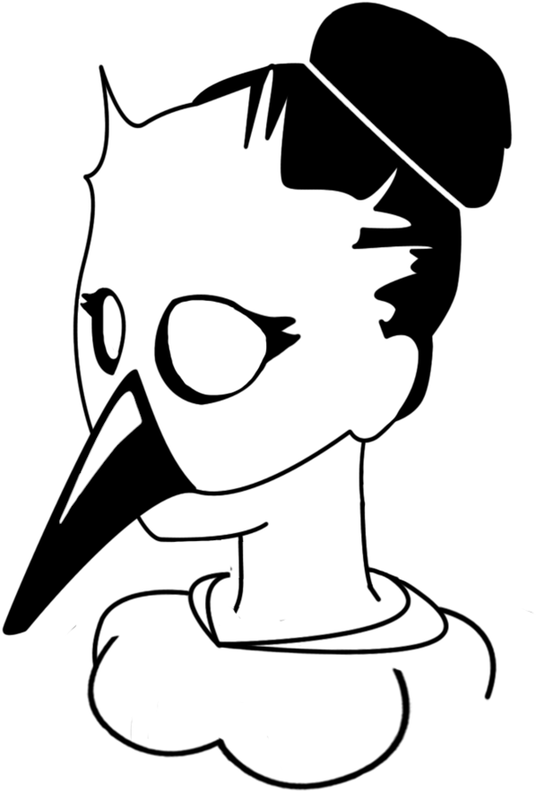 Swan Mask Girl By Itsstiggs - Sketch (894x894)