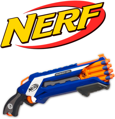 Nerf Logo Png Photo Hd - Nerf Logo Coloring Pages (407x446)