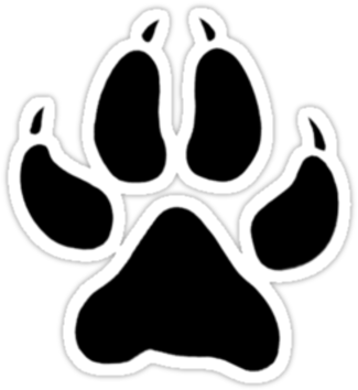 Clipartbest Com 1z1pbj Clipart - Paw Print Vector (375x360)
