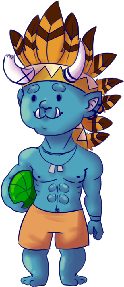 Summer Grohk By Ciminimi - Paladins (718x1113)