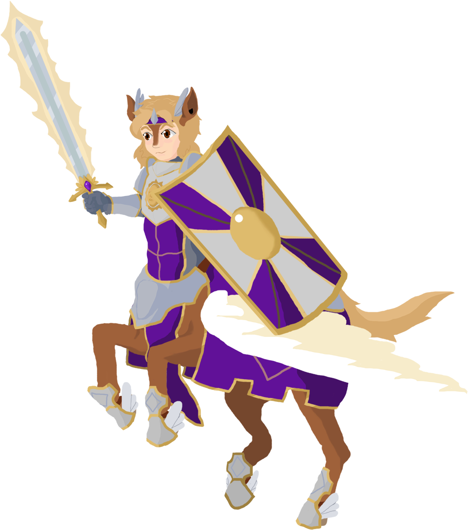 Anima The Centaur Paladin By Therabidogre Anima The - Centaur (1000x1103)