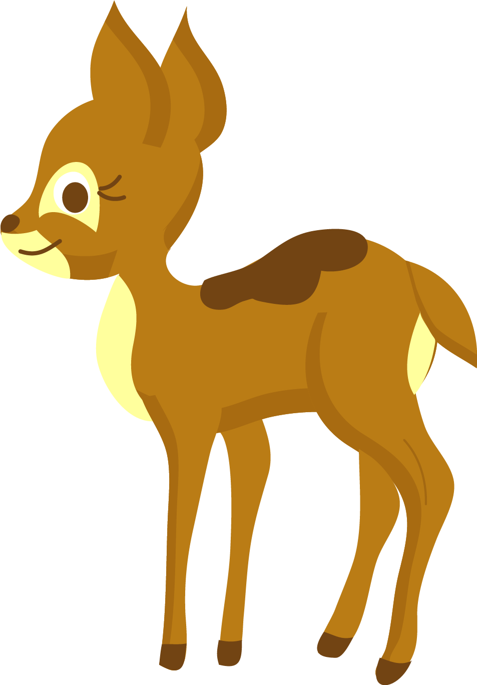 Snow White Seven Dwarfs Deer Animal Clip Art - Cavalo Da Fazendinha Png (1342x1365)