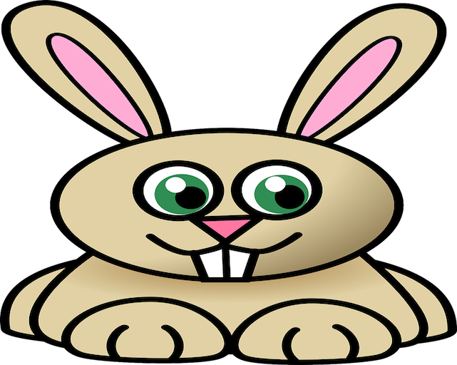 Easter Bunny - Dibujos De Conejos Pintados (641x512)