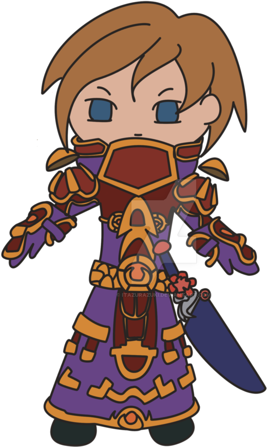 Chibi Paladin By Itazurazuki - Cartoon (774x1032)