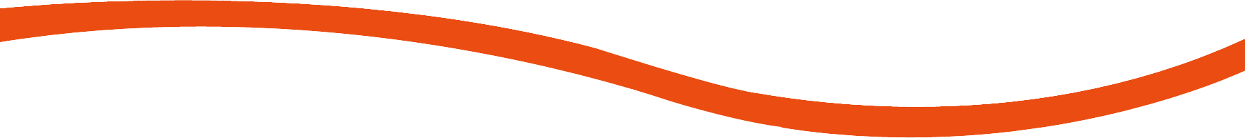 Ice Cream Parlour In Frazer Town - Orange Line Dividers Transparent (1800x200)