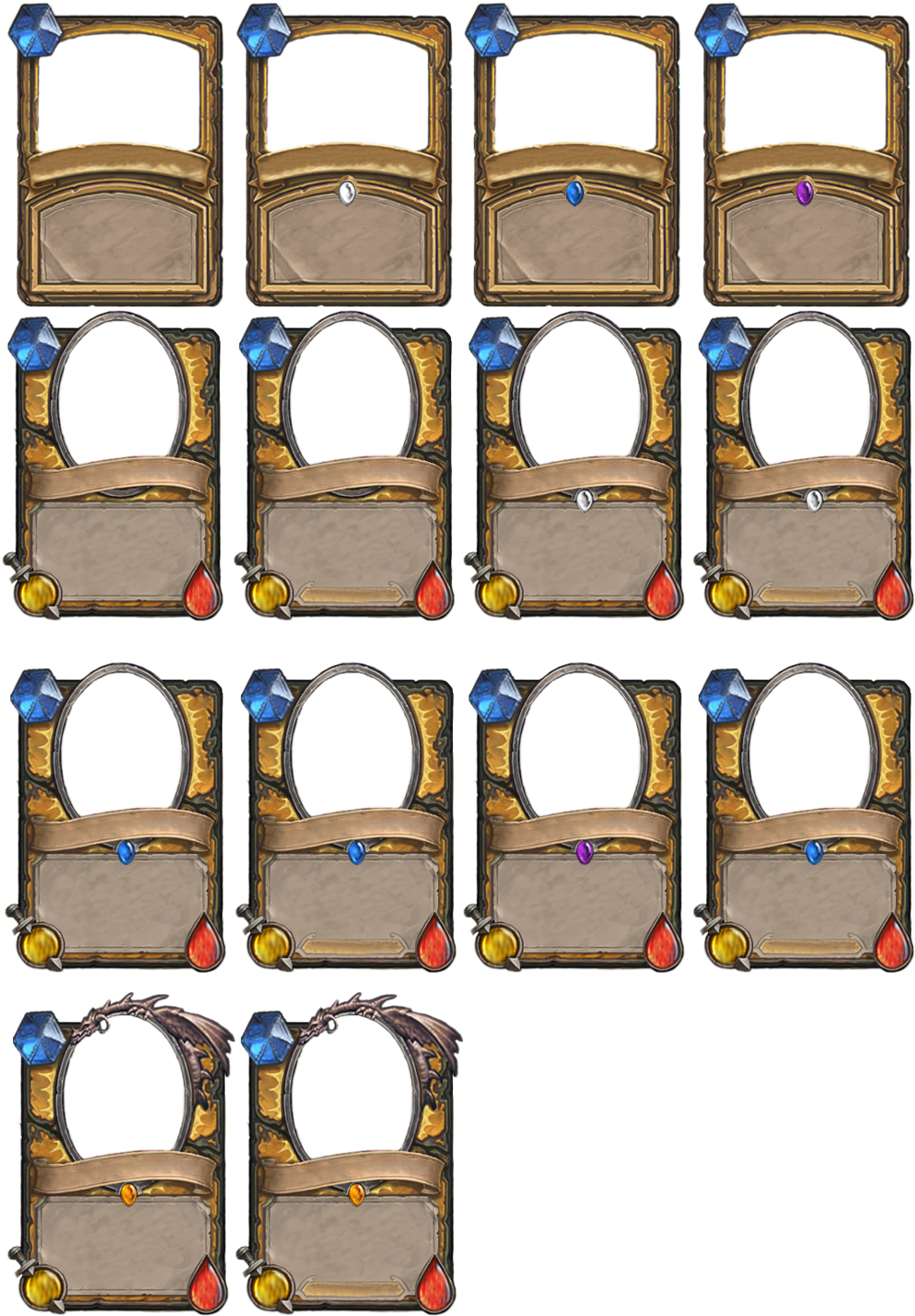 Hearthstone Empty Cards - Hearthstone Card Template (1024x1466)