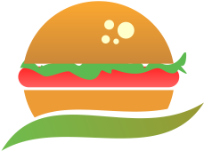 Vector Bergar Food Logo Download - Fast Food (389x346)