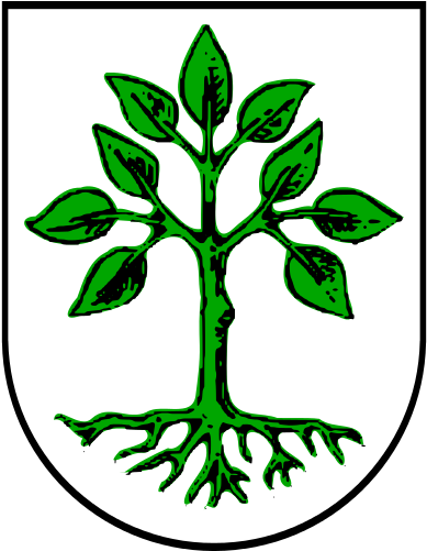 Alder In The Coat Of Arms Of Grossarl, Austria - Tree Coat Of Arms (500x500)