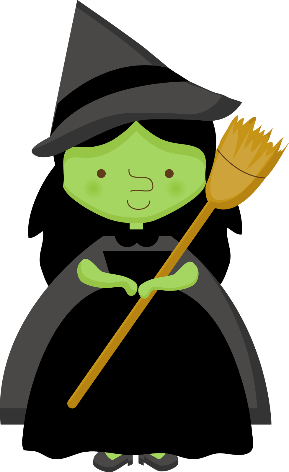 Halloween Witch Clip Art - Wicked Witch Clip Art (979x1600)