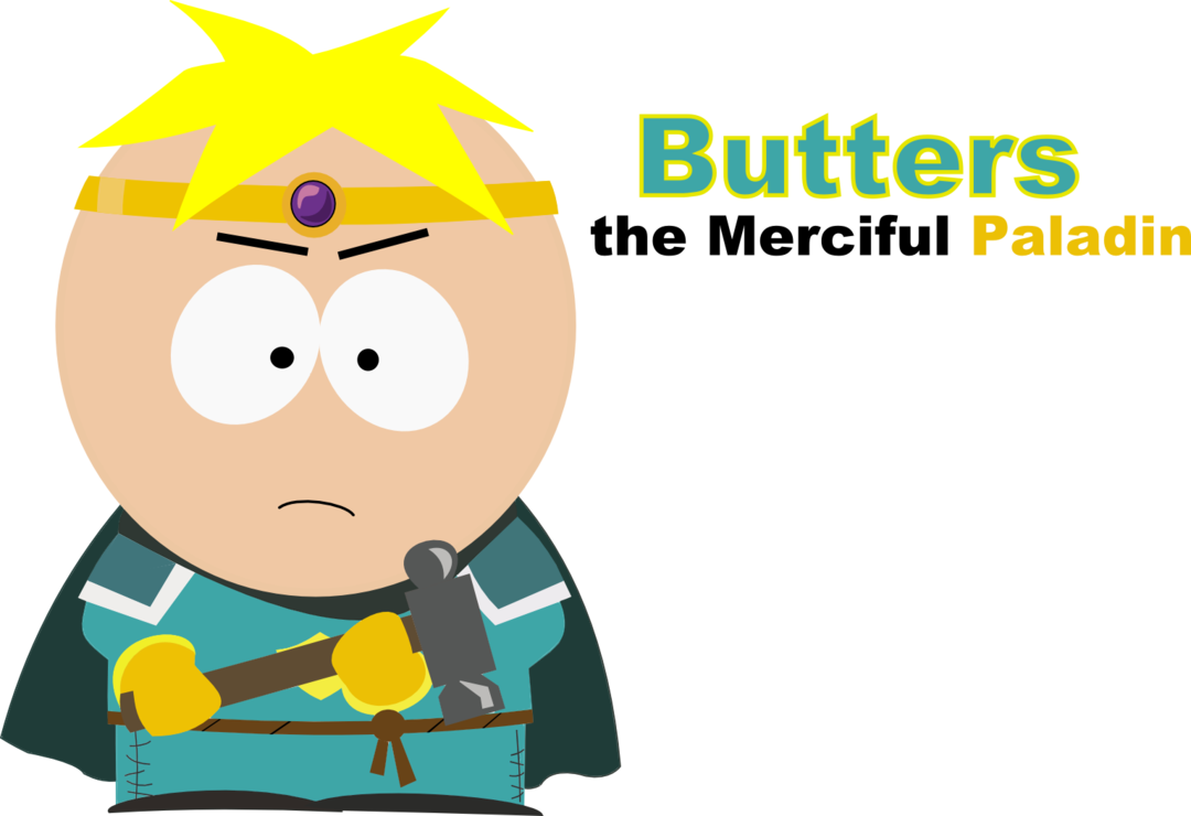 Butters , The Merciful By Abregard - South Park Butters Paladin (1080x740)