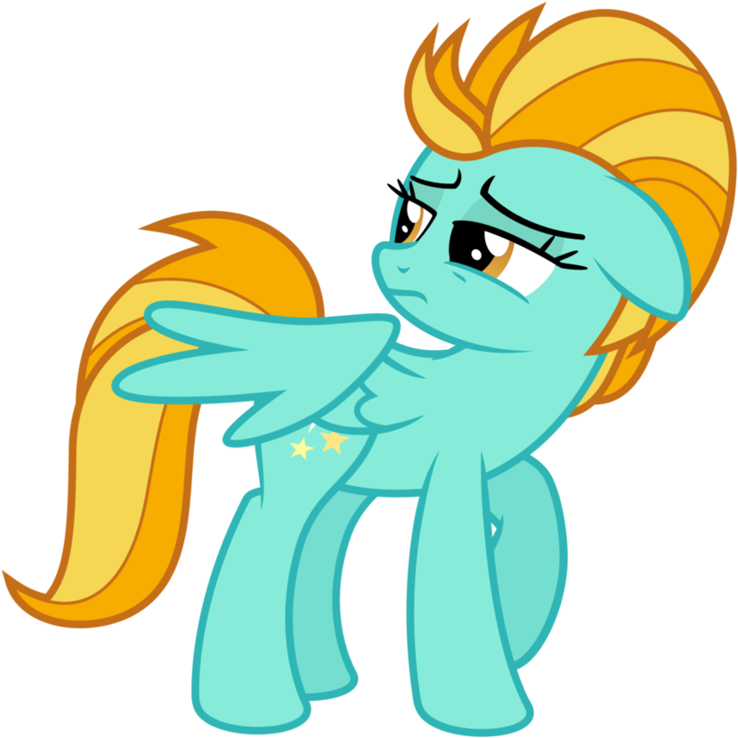 Frustrated Lightning Dust By Hankofficer - My Little Pony Lightning Dust (894x894)