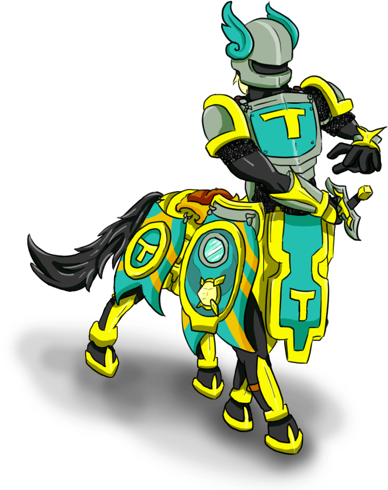 Now You All Get A Lousy Paladin Centaur Drawing Than - Paladin Centaur (833x1014)