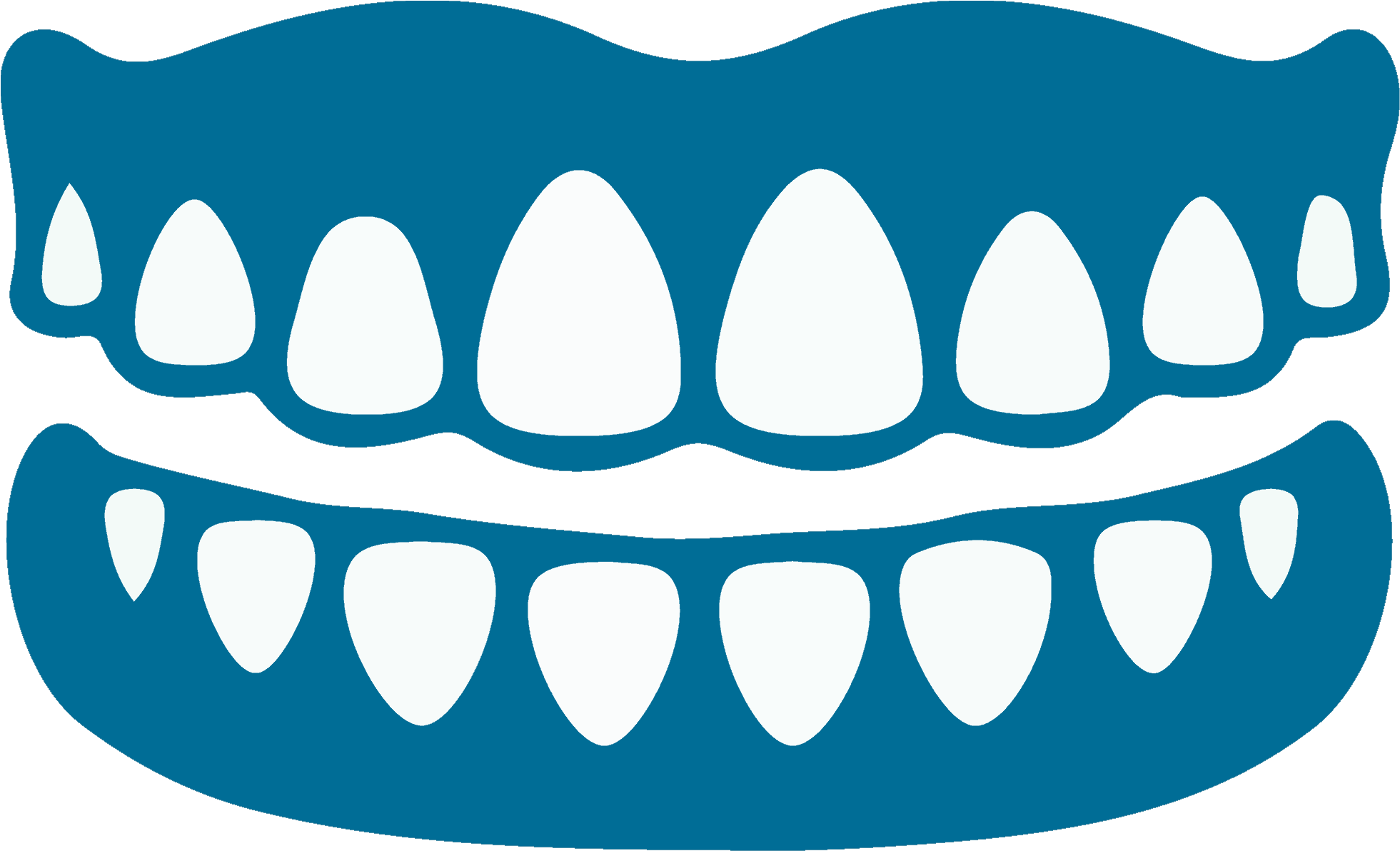 Get Your Teeth Back - Dentures Icon Transparent White - (1971x1202) Png Cli...