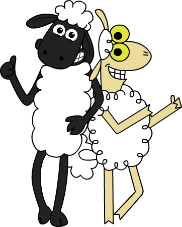 Sheep In The Big City (362x450)