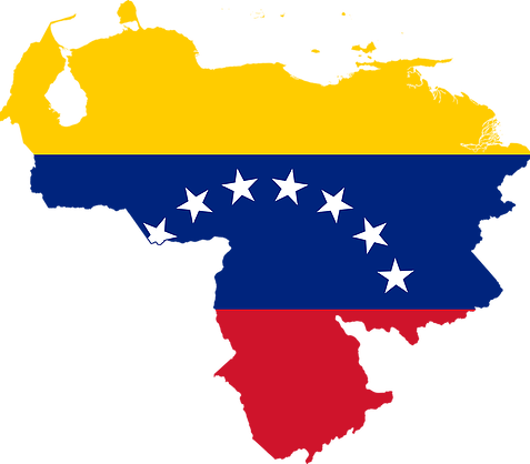 Venezuela Flag Map (477x418)