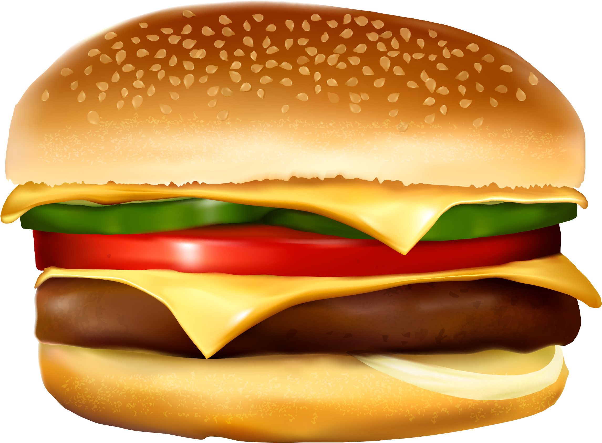Burger Clipart Png (2349x1820)