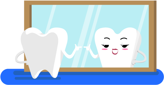 Severely Stained Teeth, Chipped Enamel And Uneven Rows - Severely Stained Teeth, Chipped Enamel And Uneven Rows (537x412)
