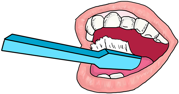 Diabetes Dental Health - Brush Teeth No Background (1280x850)
