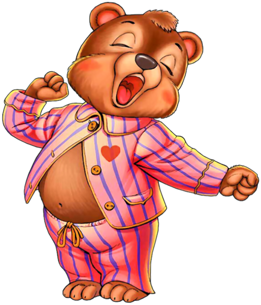 Teddy Feeling Sleepy - Feliz Noche Gif Animados (514x600)