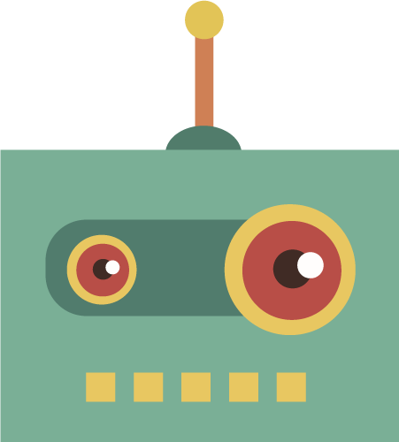 Are You A Robot - Robot Cartoon Png (451x500)