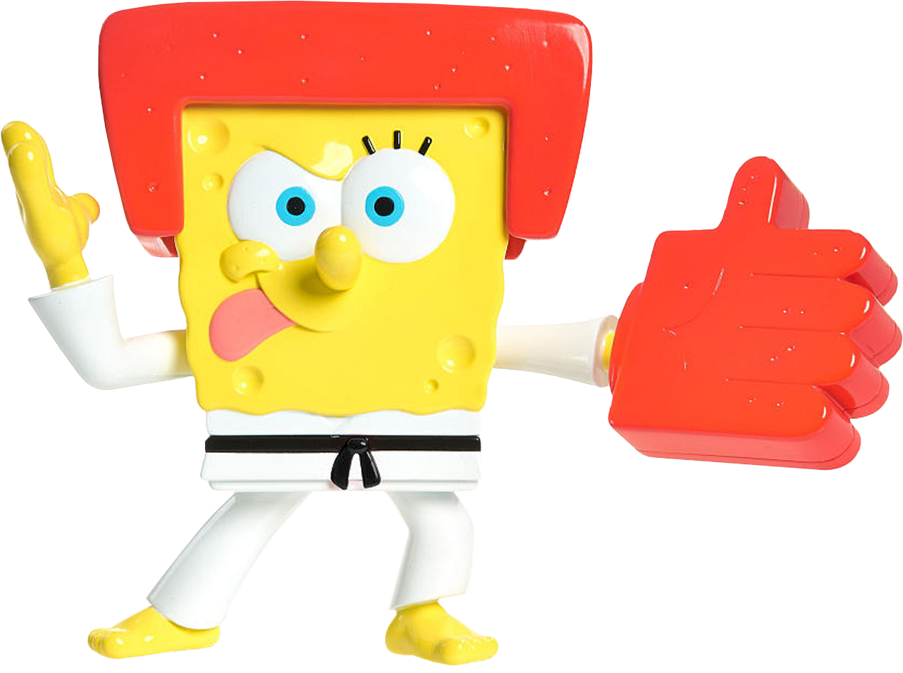 Karate Spongebob Action Figure - Spongebob Squarepants (1273x948)