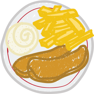 Food Sketch Stickers Messages Sticker-4 - Foods Cartoon Sketch Png (408x408)