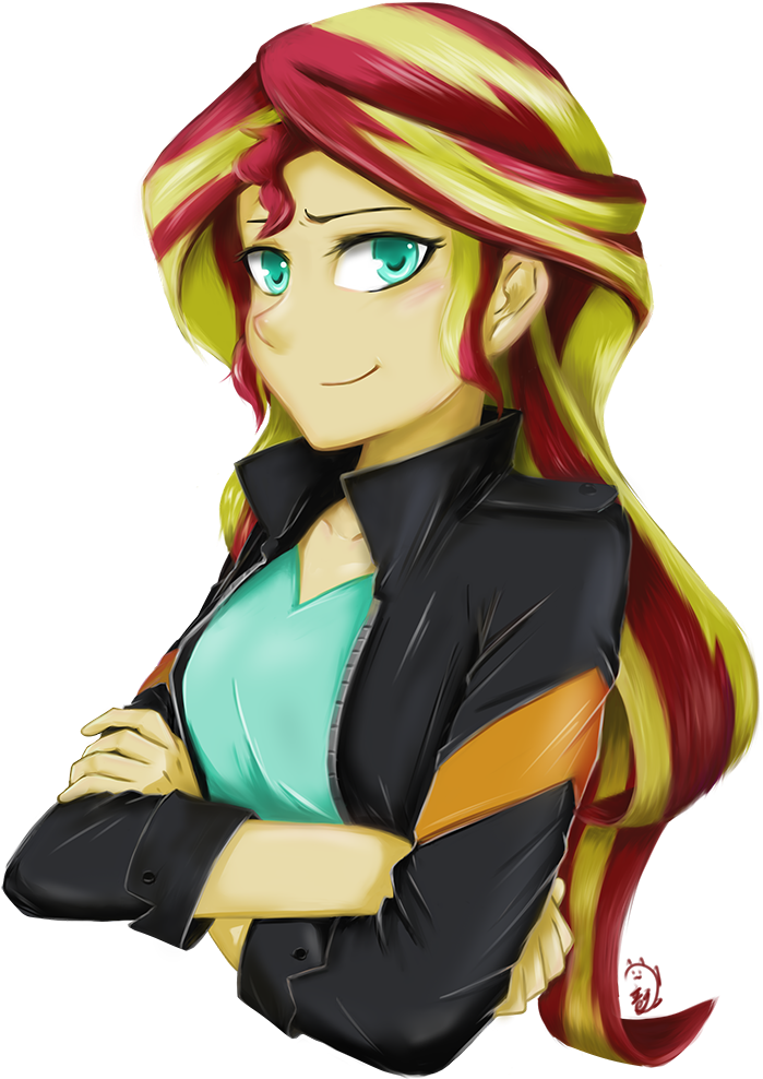 Rustyartist 843 24 Sunset Shimmer By Aka-ryuga - Transparent Sunset Shimmer Fan Art (720x1015)