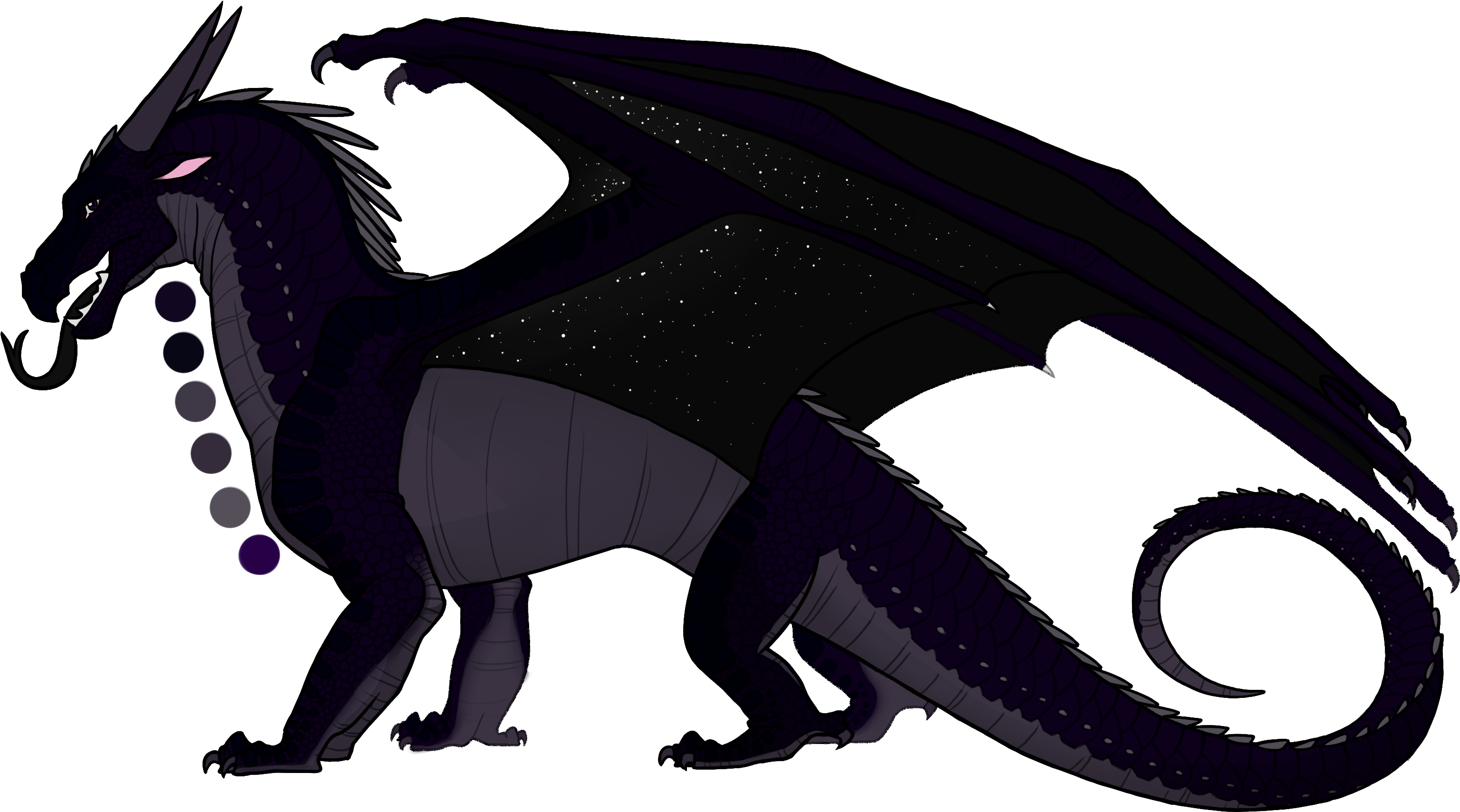 Clearsight Is A Female Nightwing With An Unknown Description - Wings Of Fire Darkstalker (3132x1768)