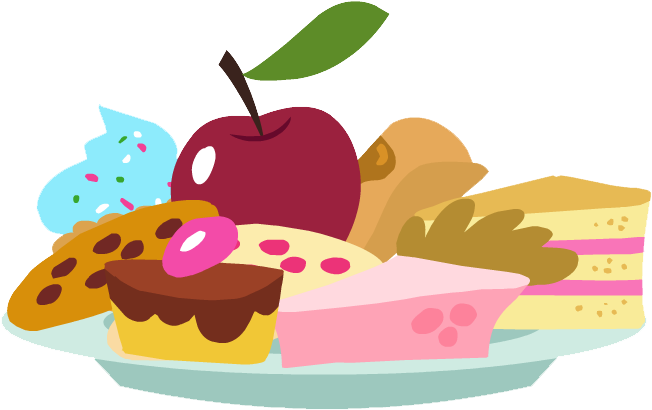 Sweets Clipart Transparent - Canterlot (681x445)