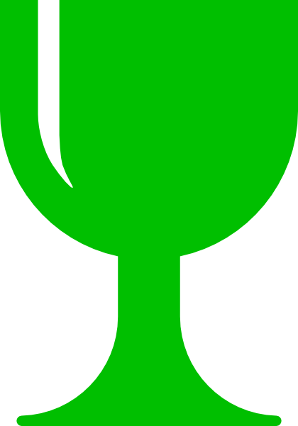 Green Chalice Clip Art At Clker - Clip Art (420x599)