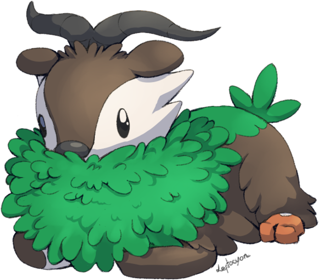 Grass Cutie By Leptocyon - Skiddo (800x788)