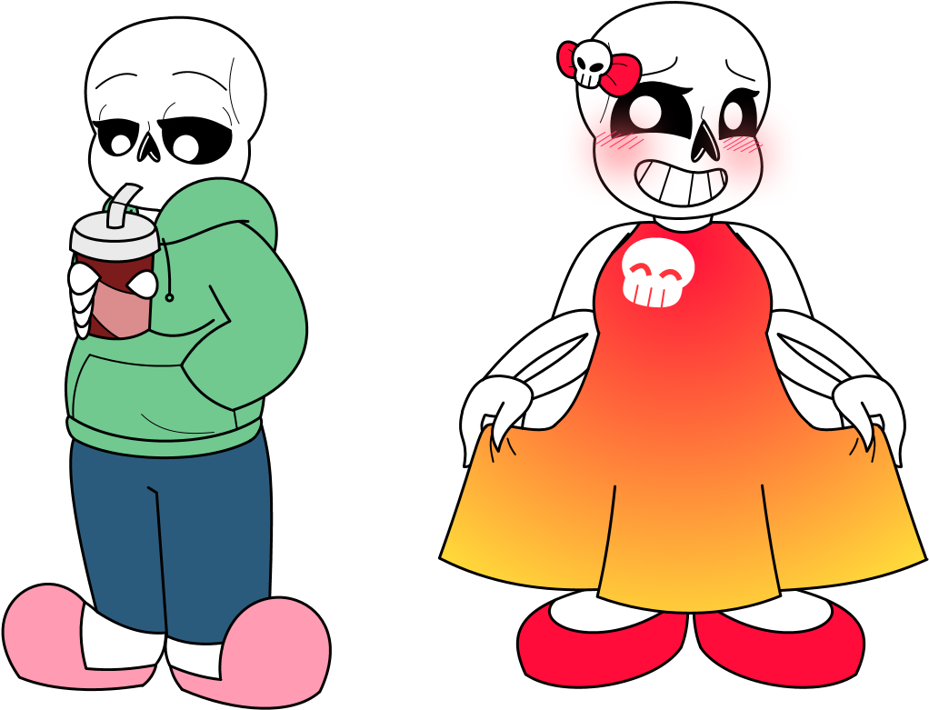 “@under The Bed Tales' Trans Sans Is The - Cartoon (1090x808)