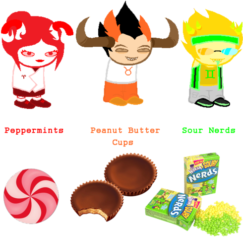 Image Image Image Image Image - Homestuck Candy Trolls (500x500)