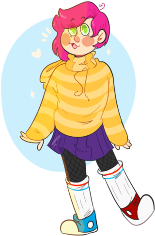 A Tiny Art Trade With The Lovely @snowflakeb0ttles - Cartoon (500x500)