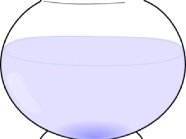 Fish Bowl Clipart Water Clipart - Mini Bowl Drawing (640x480)