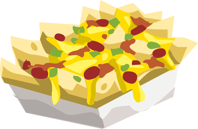 Clipart Nachos And Cheese - Nachos Clipart (800x522)