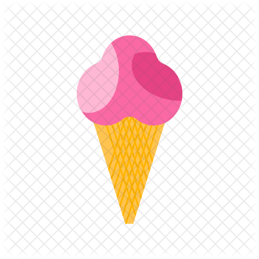 Ice-cream Icon - Ice Cream Cone (512x512)