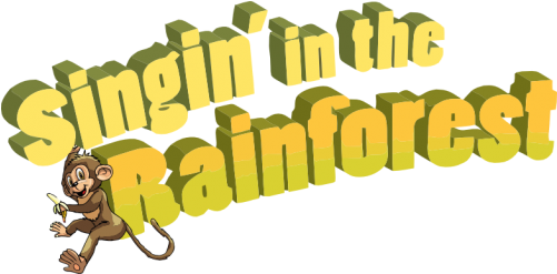 Singin' In The Rainforest - Cartoon (500x300)