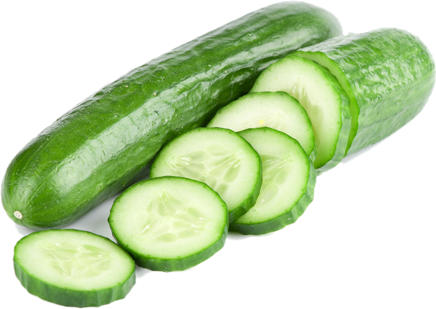 Cucumber Clipart Small - Cucumber White Background (800x542)