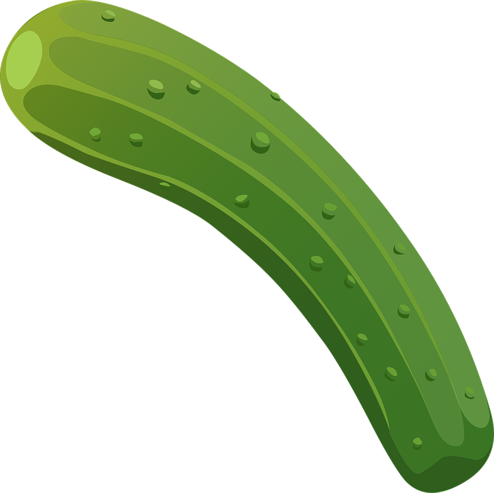 Cucumber Clipart Vegetable Food - Cucumber Vector Png (721x720)