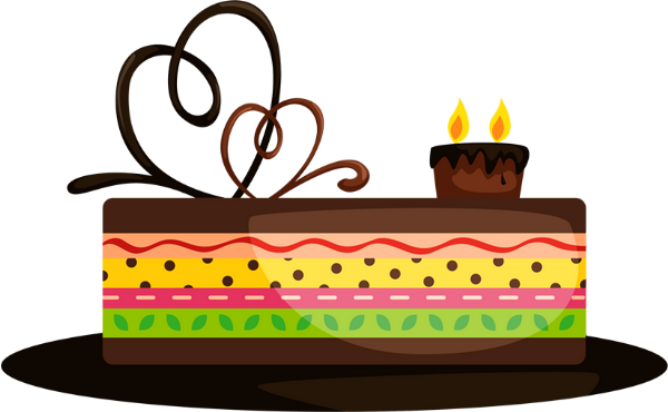 Gâteau D'anniversaire Png - Imagens De Bolo Desenho Png (600x370)