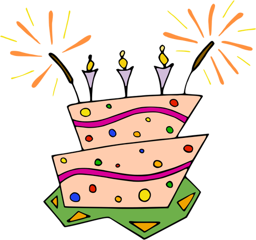 Vector De La Imagen De La Torta De Cumpleaños - Funny Birthday Message For Husband (500x468)