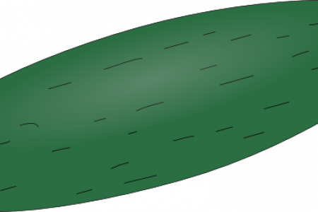 Cucumber Clipart Vector - Clip Art (450x300)