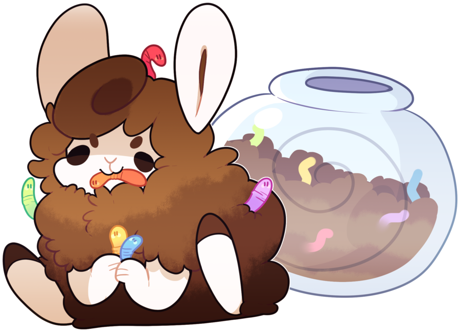 [custom Flufferbun] Dirt In A Jar - Cartoon (900x650)