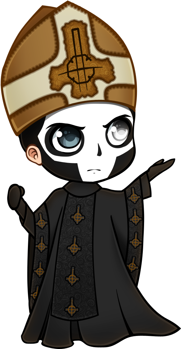 Papa Emeritus Iii By Chaopudding7453 - Papa Emeritus 3 Drawing (652x1172)