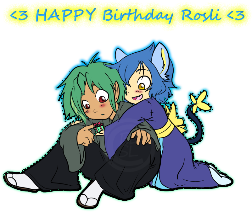 Happy Birthday Rosli By Bluekazenate - Cartoon (900x812)